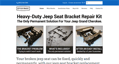 Desktop Screenshot of jeepseatbracket.com