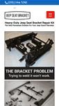 Mobile Screenshot of jeepseatbracket.com